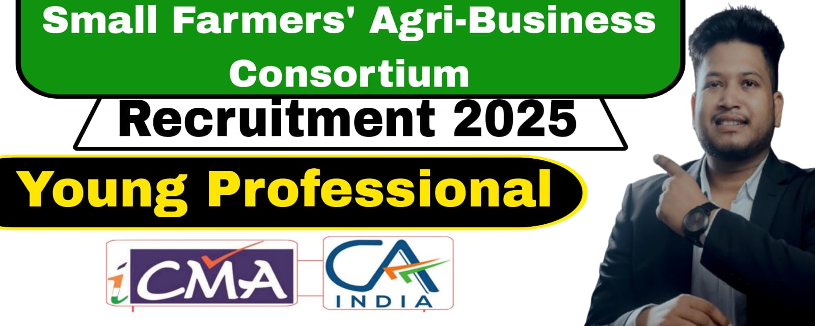 Small Farmers Agribusiness Consortium (SFAC) Young Professional CA/CMA Recruitment 2025