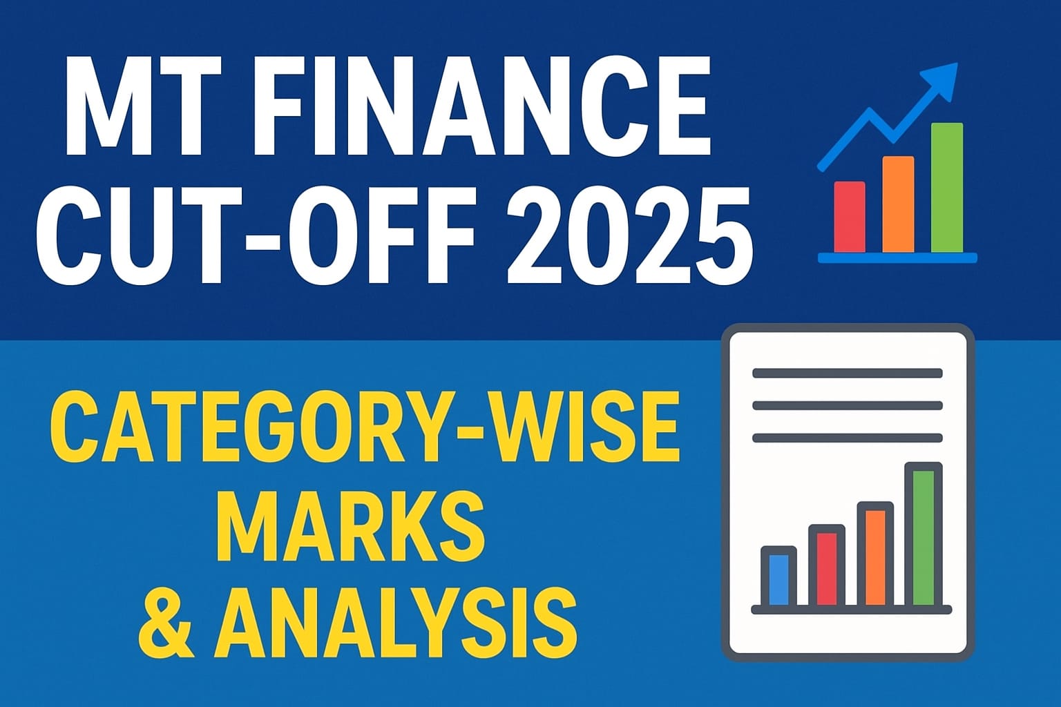 Coal India MT Finance Cut-Off 2025 – UR, OBC, SC, ST, EWS & PwD Analysis