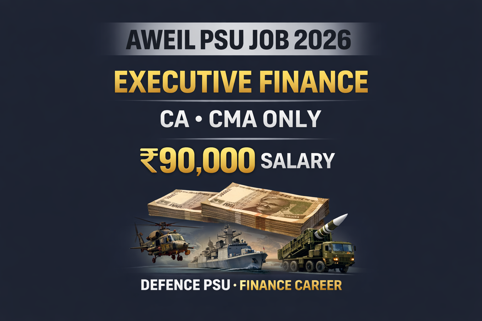 AWEIL Executive Finance Recruitment 2026 – CA CMA Jobs | ₹90,000 Salary