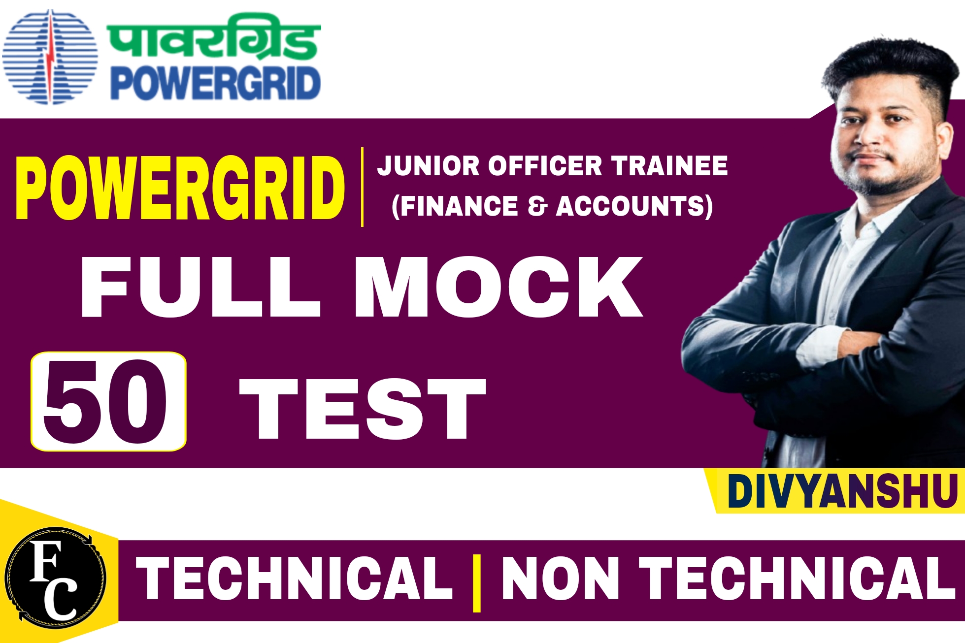 Powergrid JOT (F&A) Full Mock Test Series