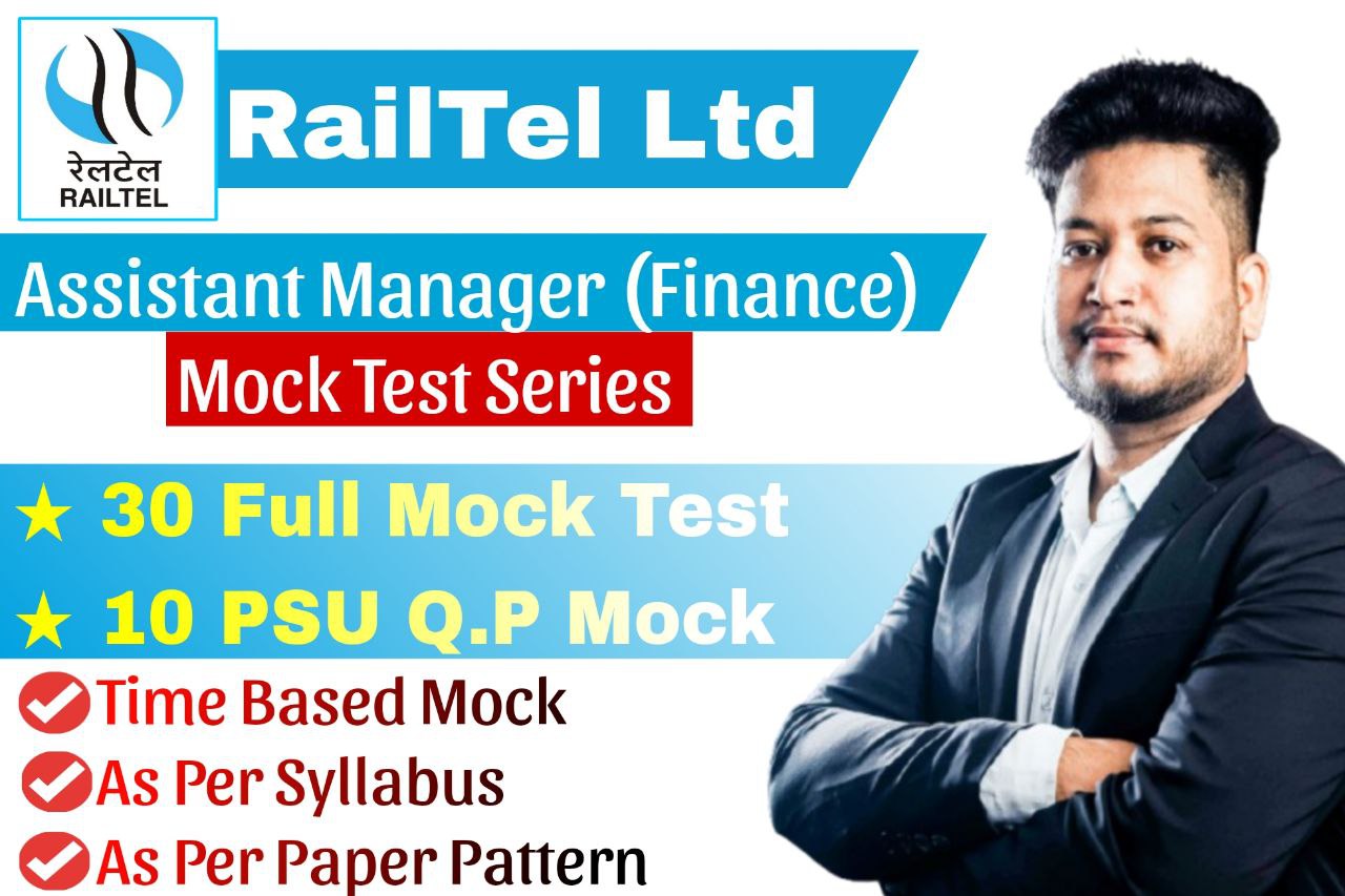 Railtel Assistant Manager Finance Mock Test 2025