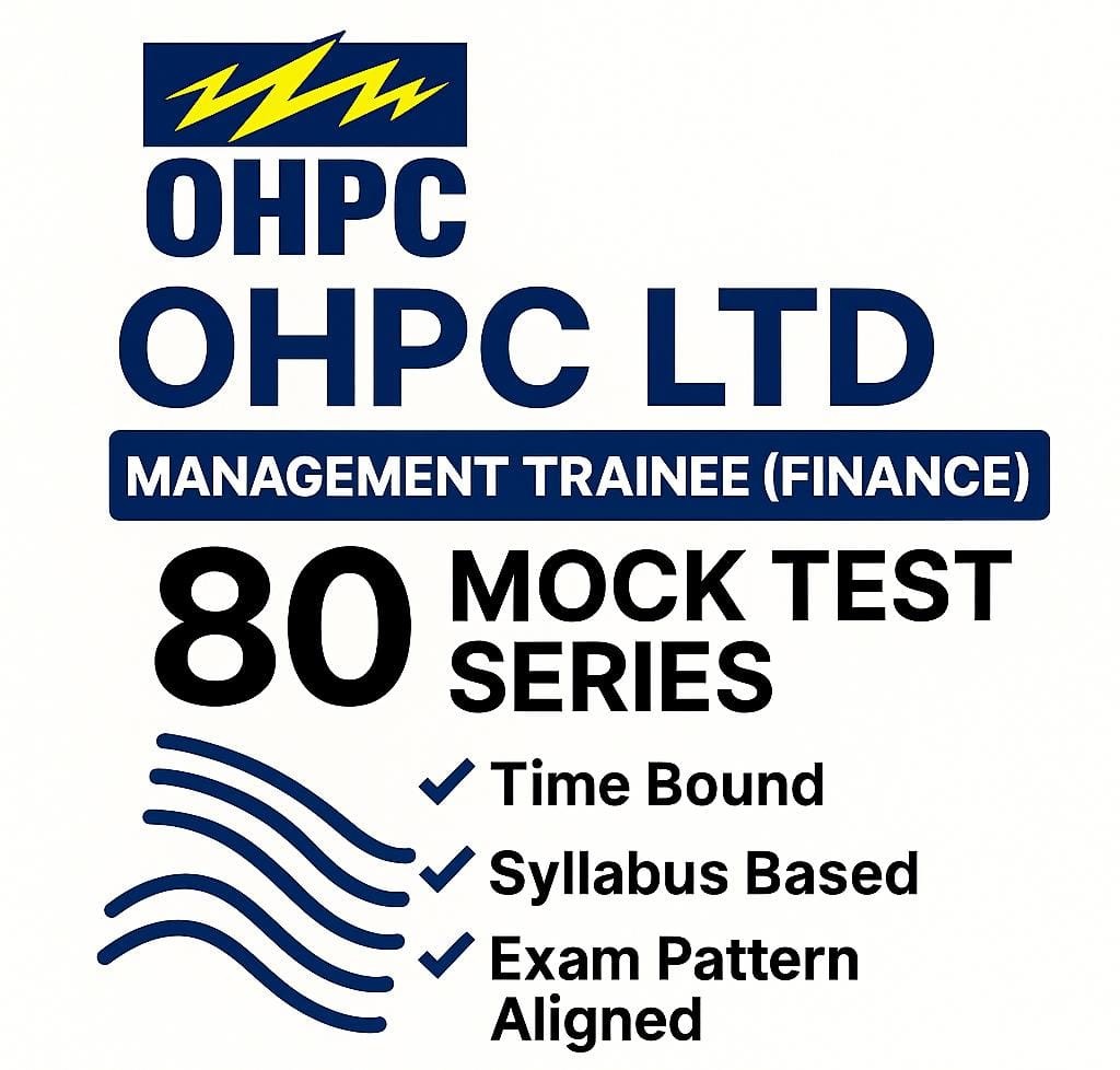 OHPC MT Finance Mock Test 2025